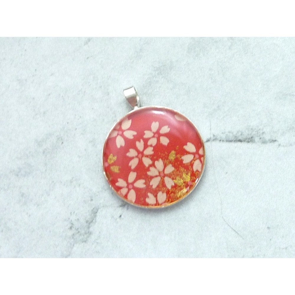 Cherry Blossom 925 Sterling Silver Pendant